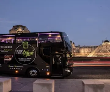 Bus Toqué Paris: 3-Course Dinner Tour from Champs-Elysées